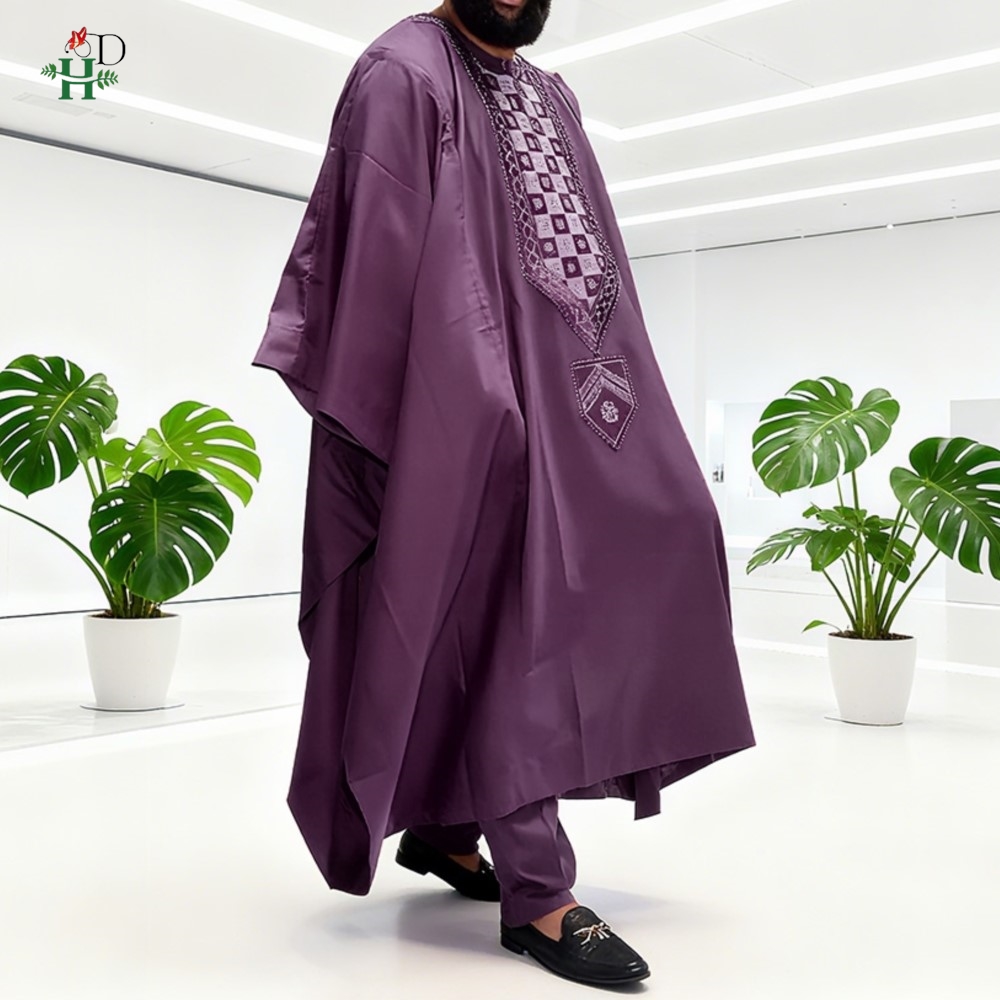 Boubou Men Africa - H&D African For Men Traditional 3PCS