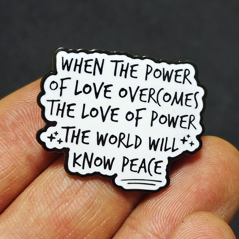 Ethnic Fashion World - Interesting celebrity quote brooches, hope for