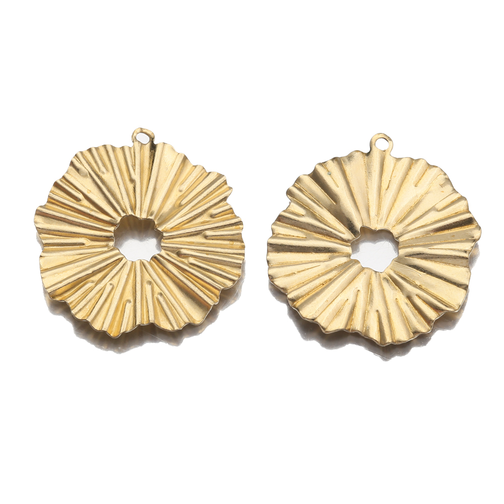 20pcs/Lot Brass Sun Flowers Ch - Ethnic Fashion Jewellery 评论和价格