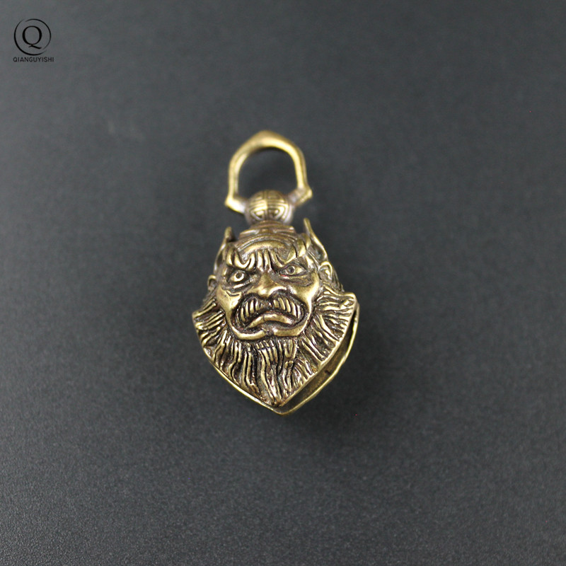 Vintage Brass Zhong Kui Chines - Ethnic Fashion World 评论和价格
