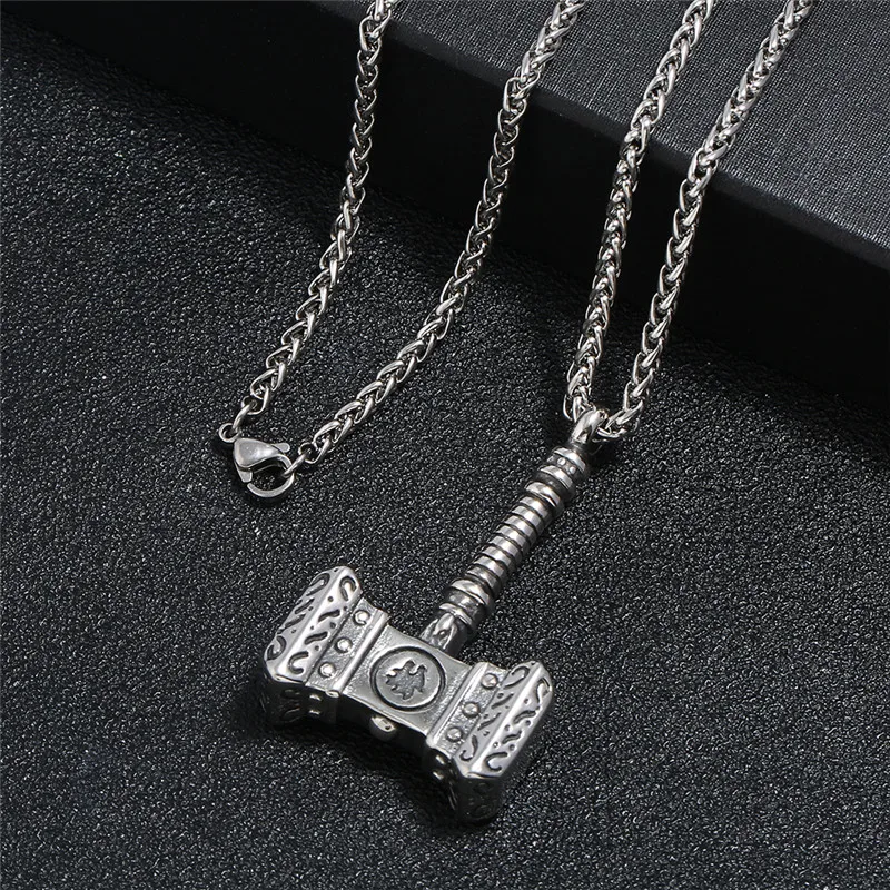 Thor Hammer Necklace NORRON Su - Ethnic Fashion World 评论和价格